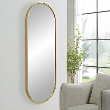 Varina Tall Mirror, Gold