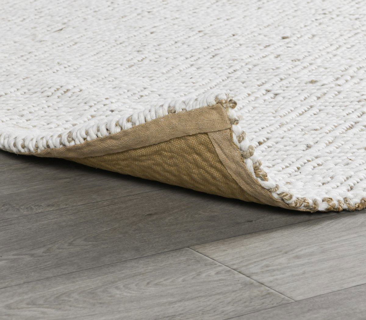 Natural/Ivory 63% Jute Wool & Wool Blend Tomar Rug Collection