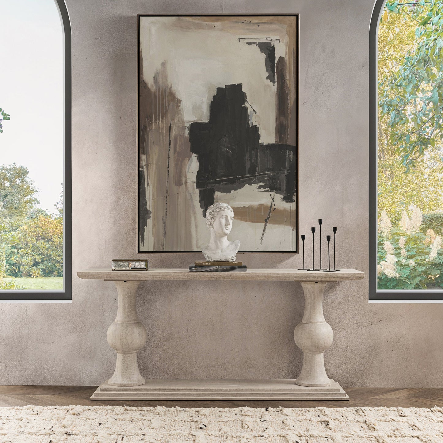 Creamwood Mango Wood Console Table Hera Console Table Collection