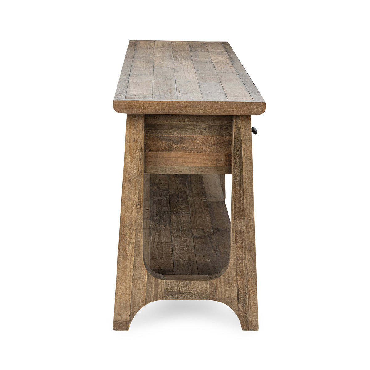 Natural Pine Reclaimed Pine Console Table Talladega Five-Drawer Console Table Collection
