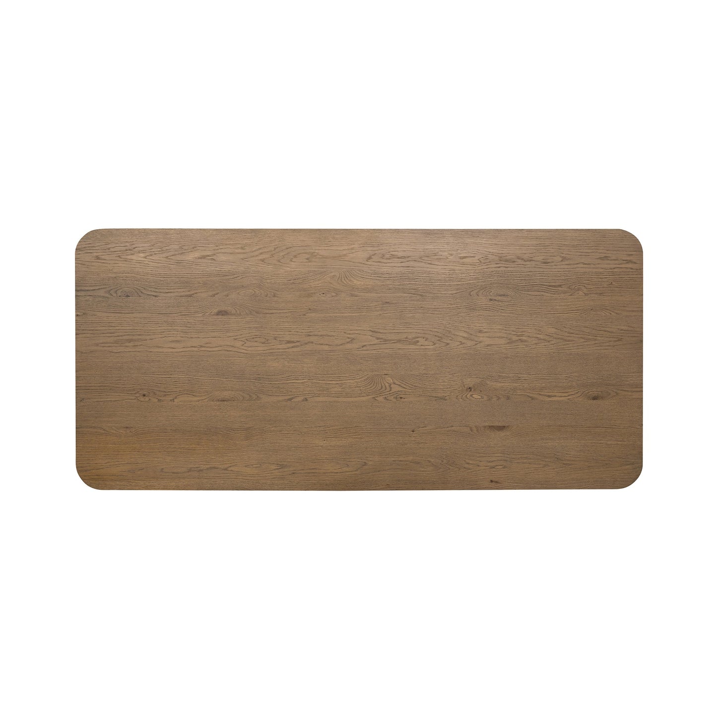 Tawny Brown Oak Veneer Dining Table Vander Dining Table Collection