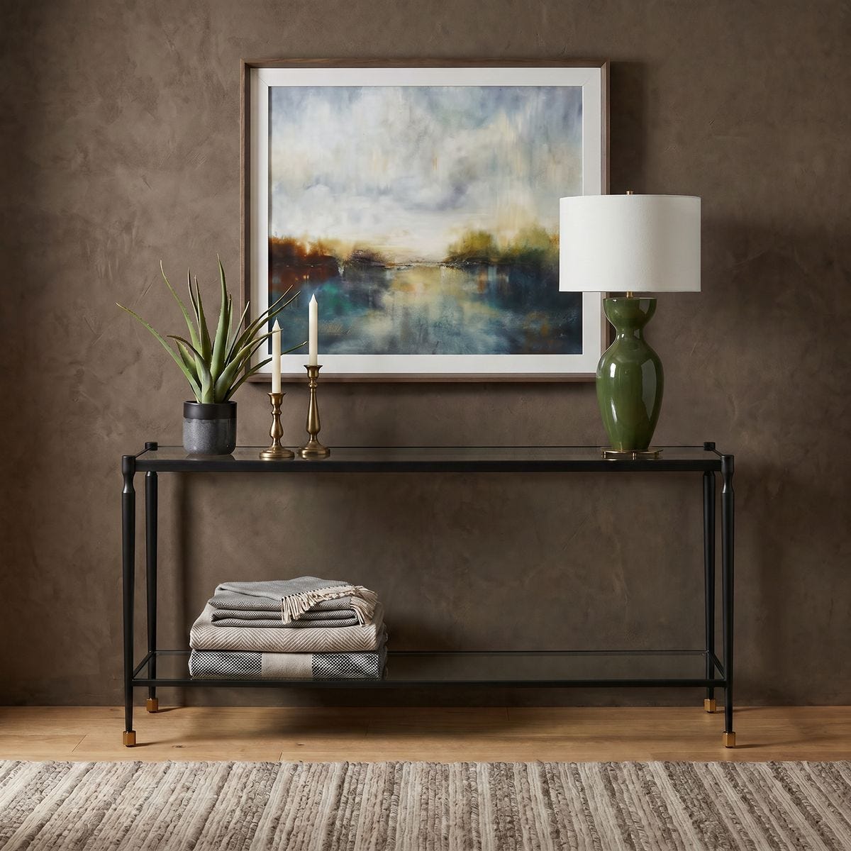 Curated Console Table