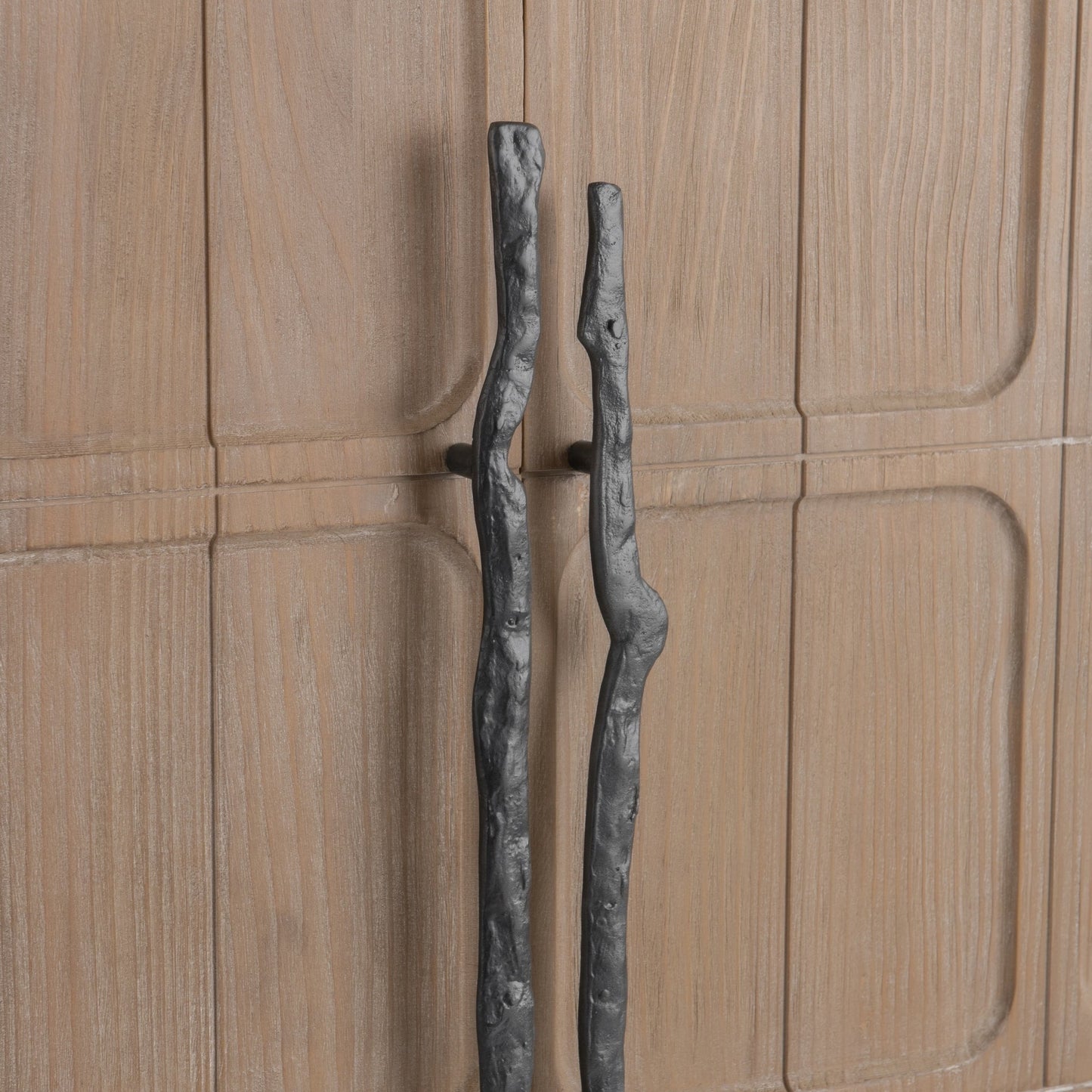 Pacific Sand Pine Wood Tall Cabinet Corin Tall Cabinet Collection