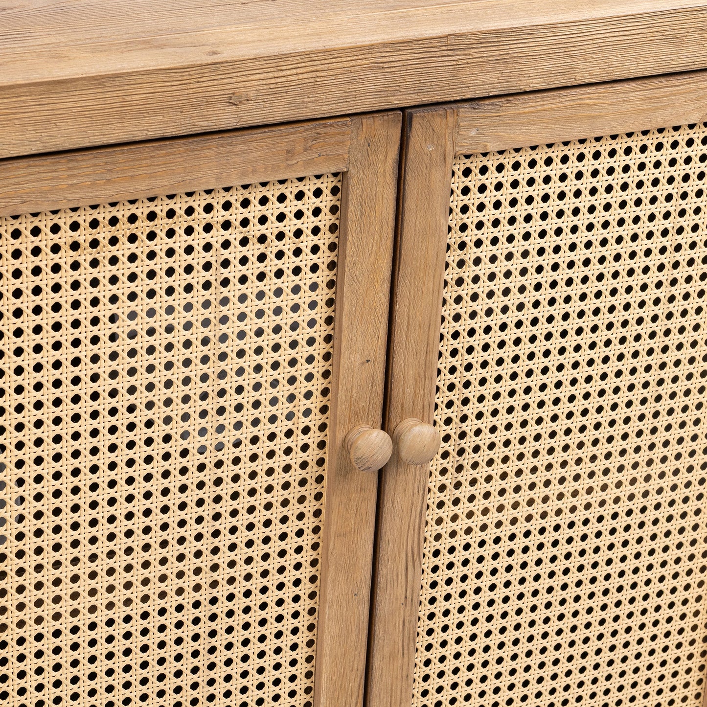 Sandy Cove Reclimed Pine Buffets & Cabinet Alvin Eight-Door Cabinet Collection