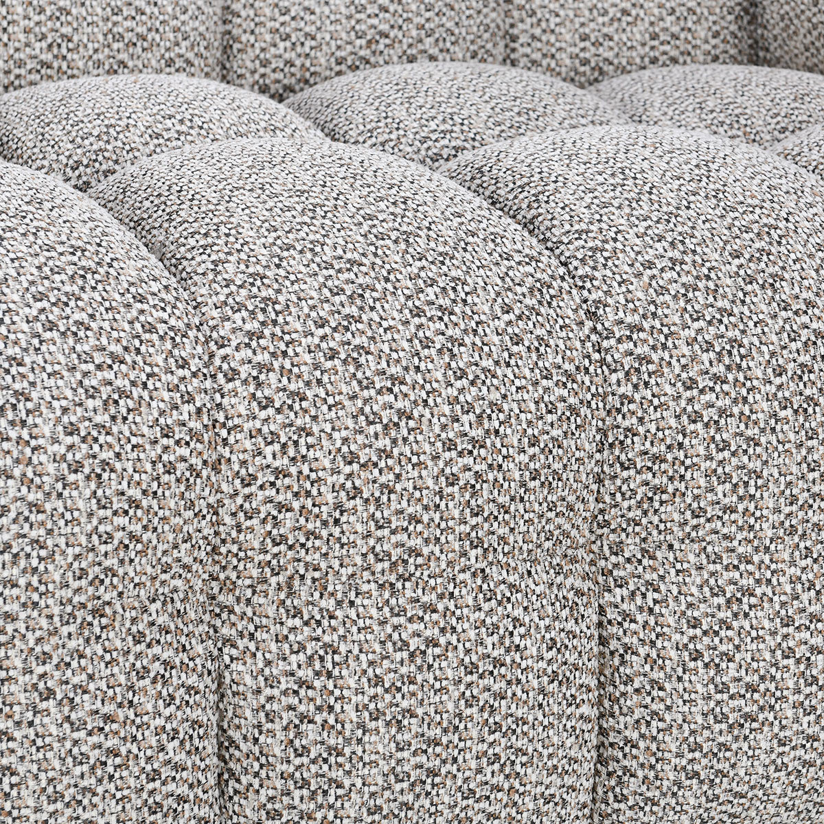 Heathered Gray 100% Polyester Sectional Walter 2 Piece Sectional Collection