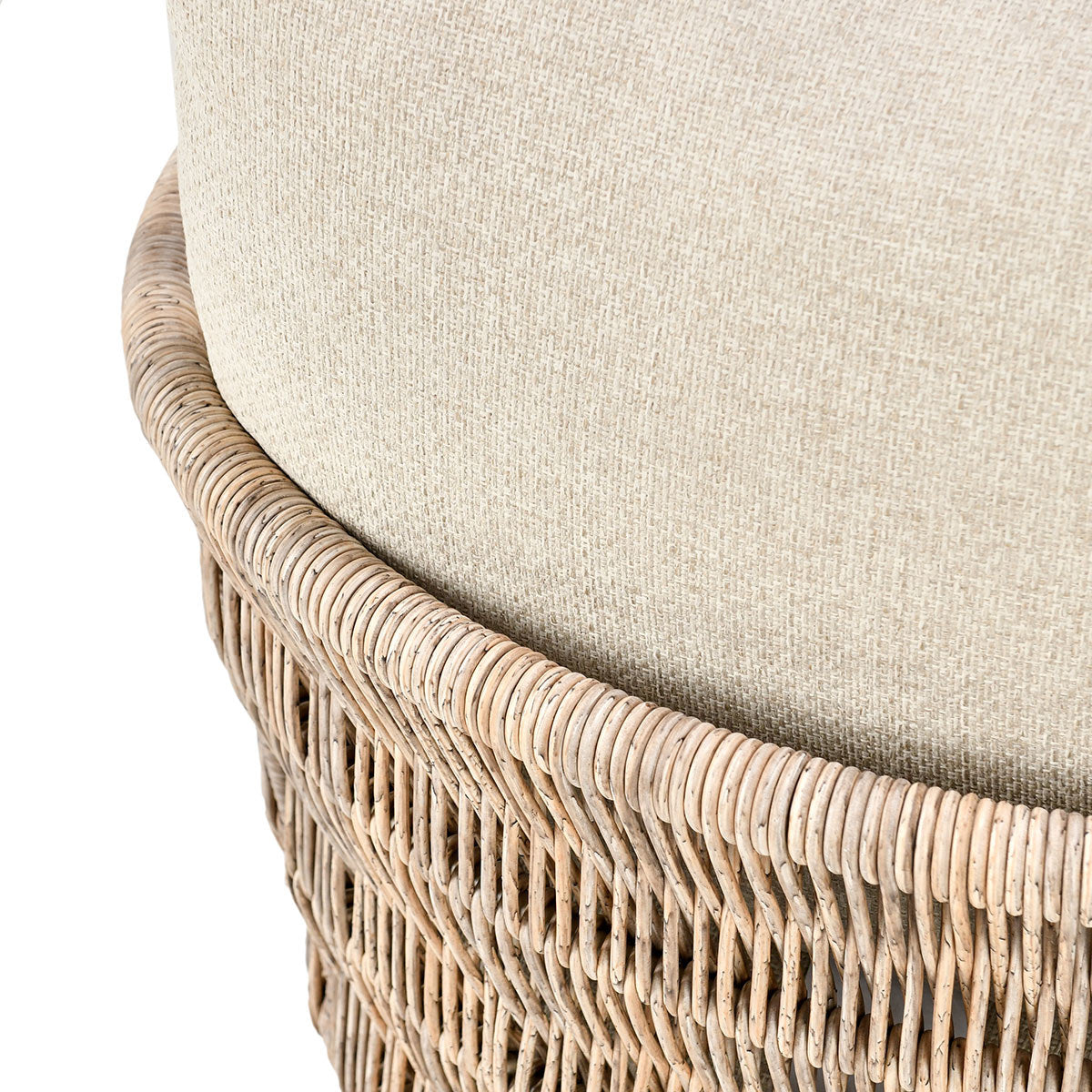 Natural/Sand Synthetic Rope Outdoor Accent Chair Collins Outdoor Accent Chair Collection