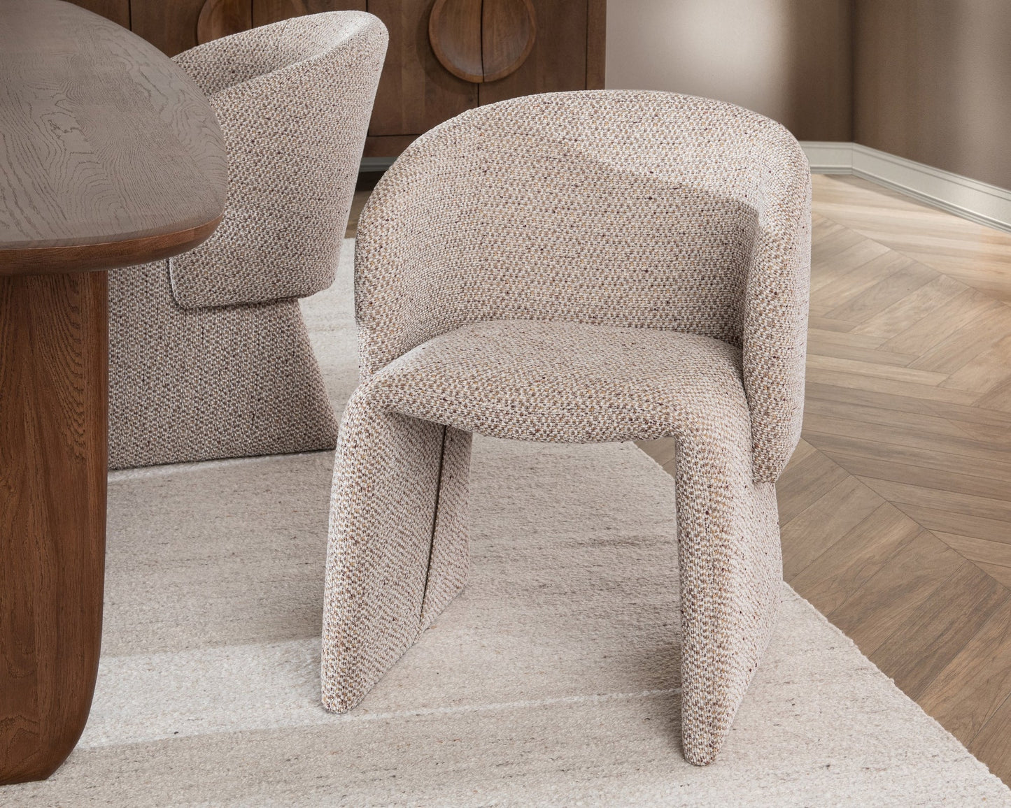 Gold 100% Polyester Dining Chair Halstead Dining Chair Collection