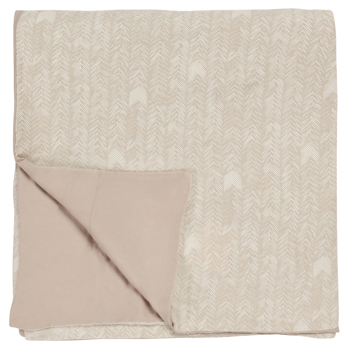 Natural 64% Linen/36% Cotton Duvet Cover French Herringbone Duvet Collection Collection
