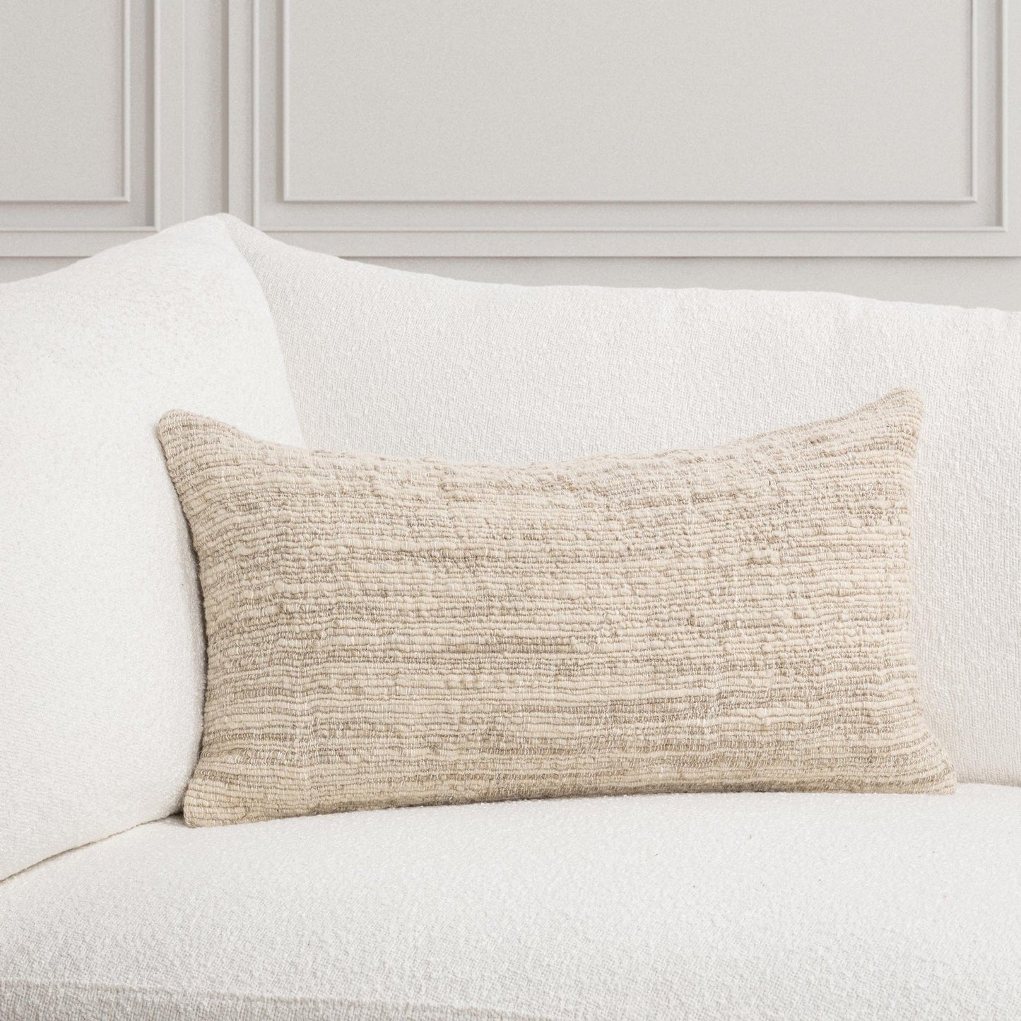 Natural 70% Linen Pattern TQ Wharf Multiple Sizes Collection
