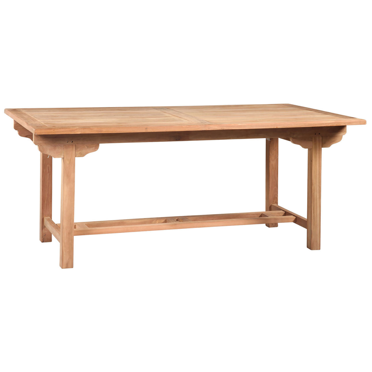 Natural Finish Teak Wood Table 70 in Wide