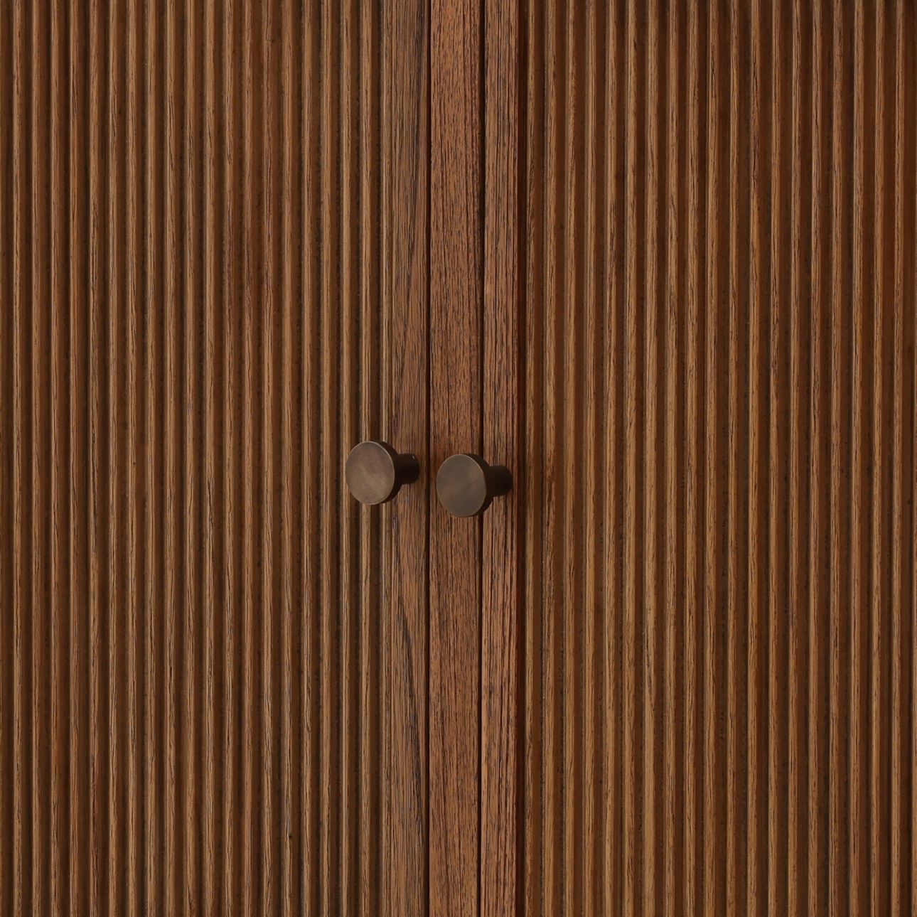 Brown Mindi Wood Veneer Sideboard 96.5 in Wide