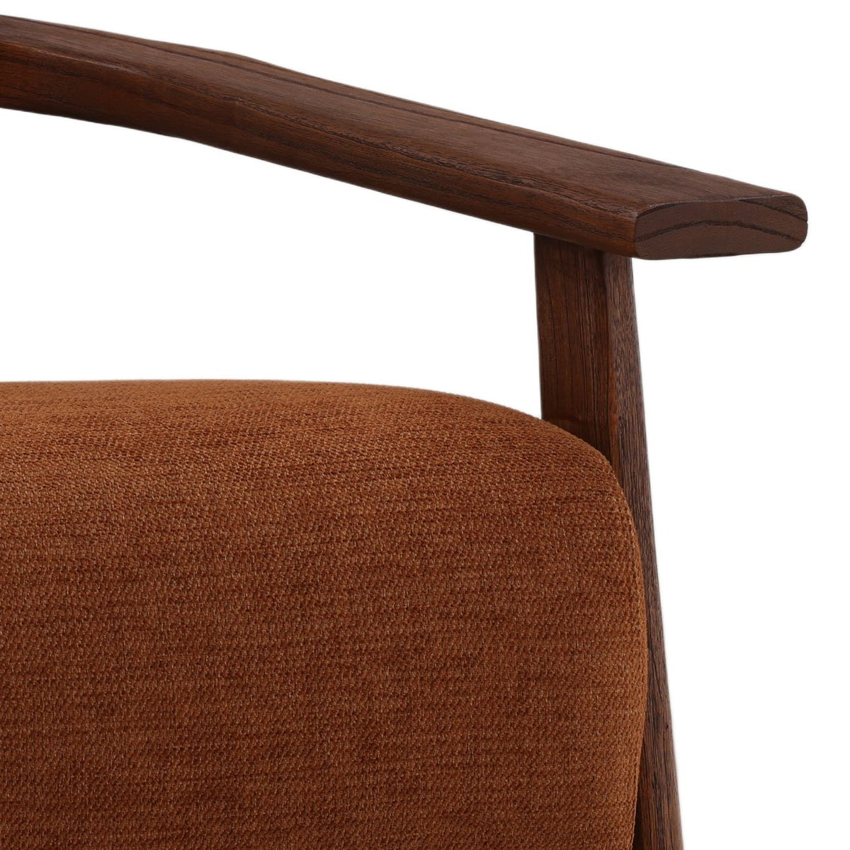 Heritage Basketweave Fabric and Mindi Wood Home Accent