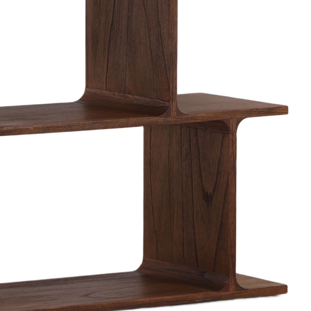 Crafted Mindi Wood and Veneer Bookcases & Shelving