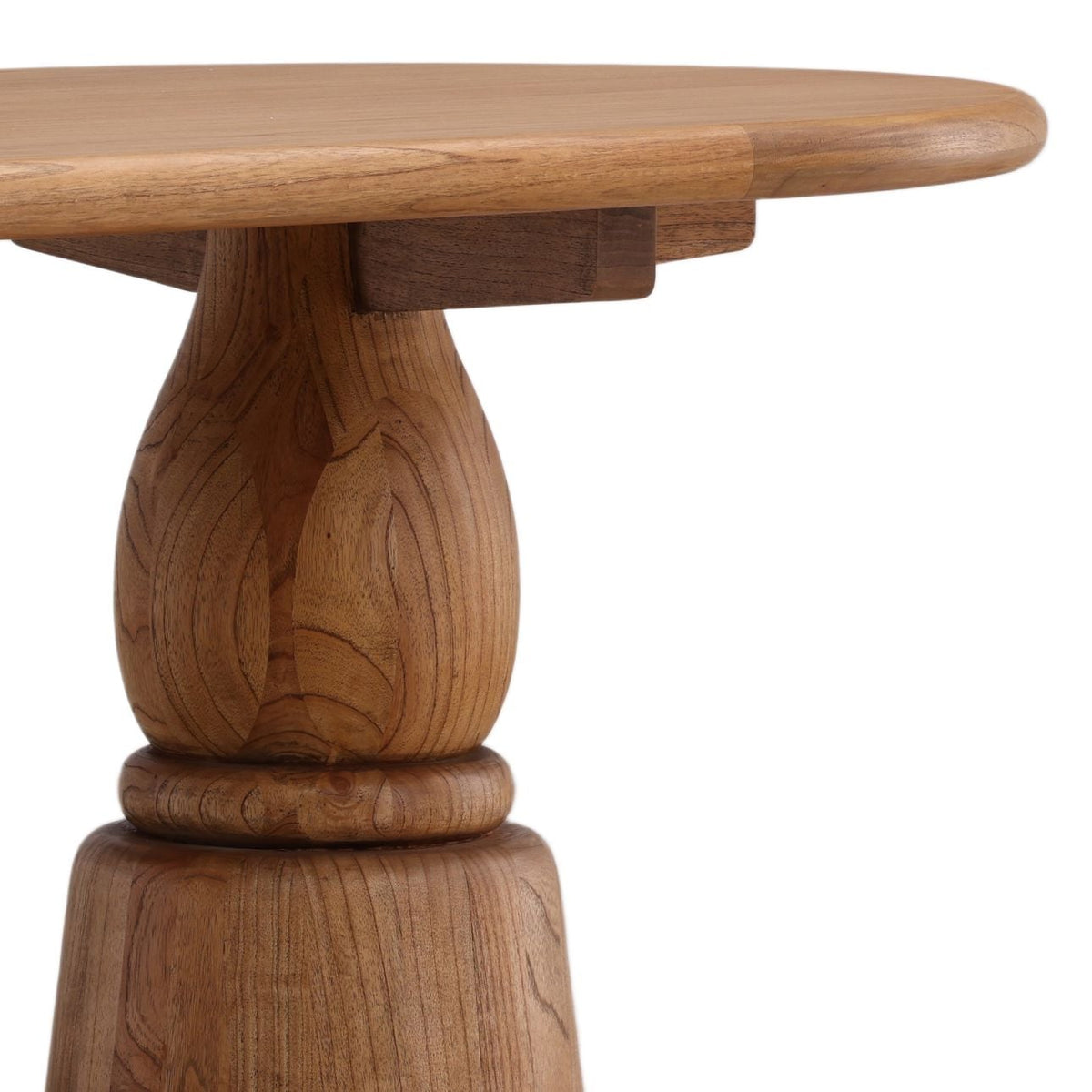 Elevated Mindi Wood and Veneer Dining Table