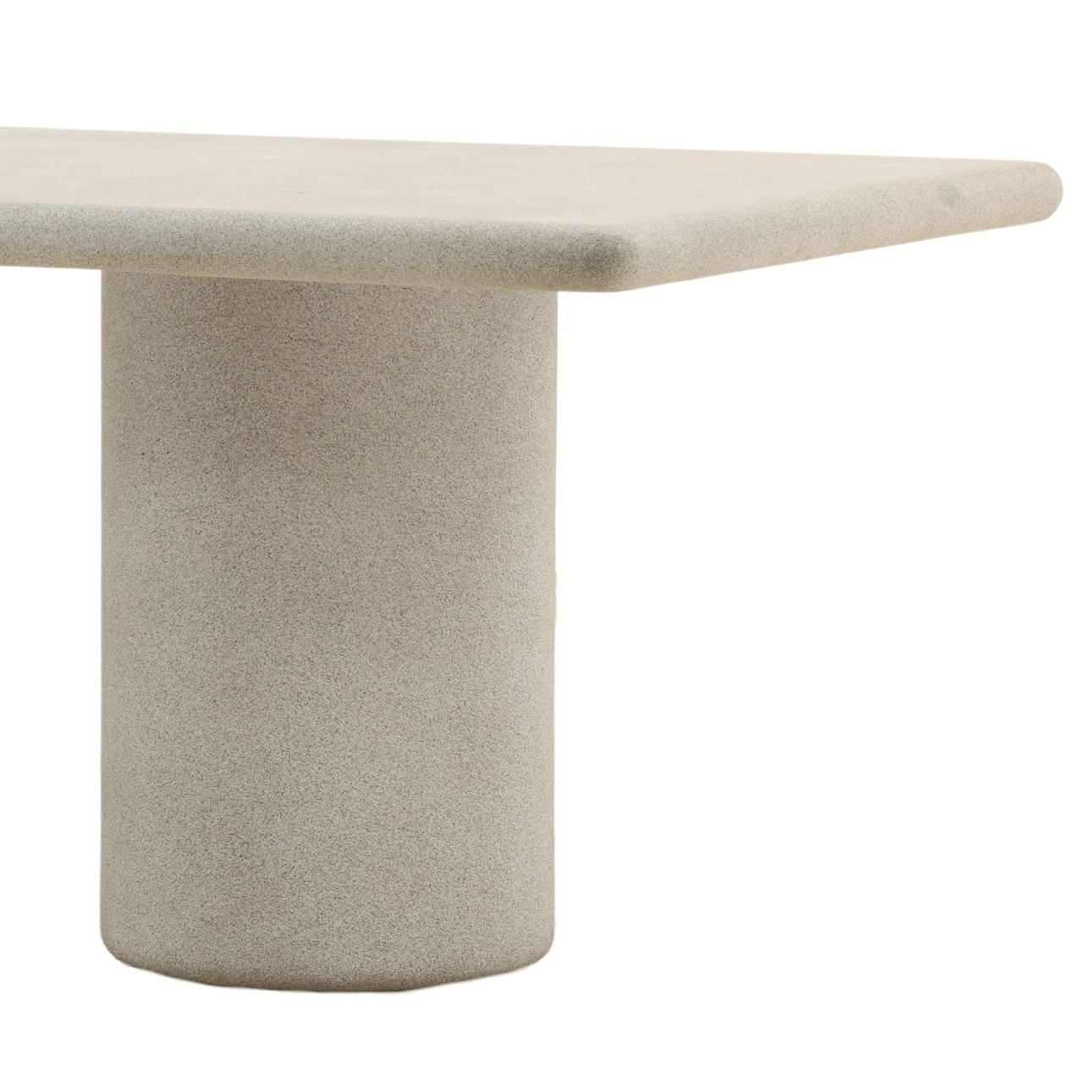 Light Grey Concrete Table 94 in Wide