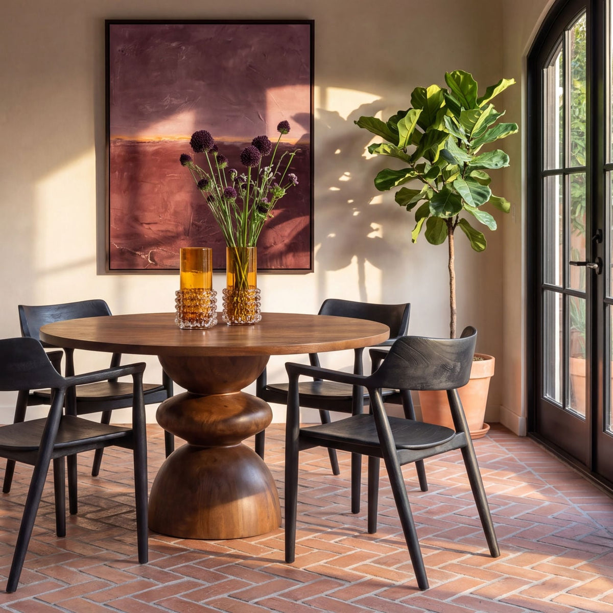 Crafted Mango Wood Dining Table