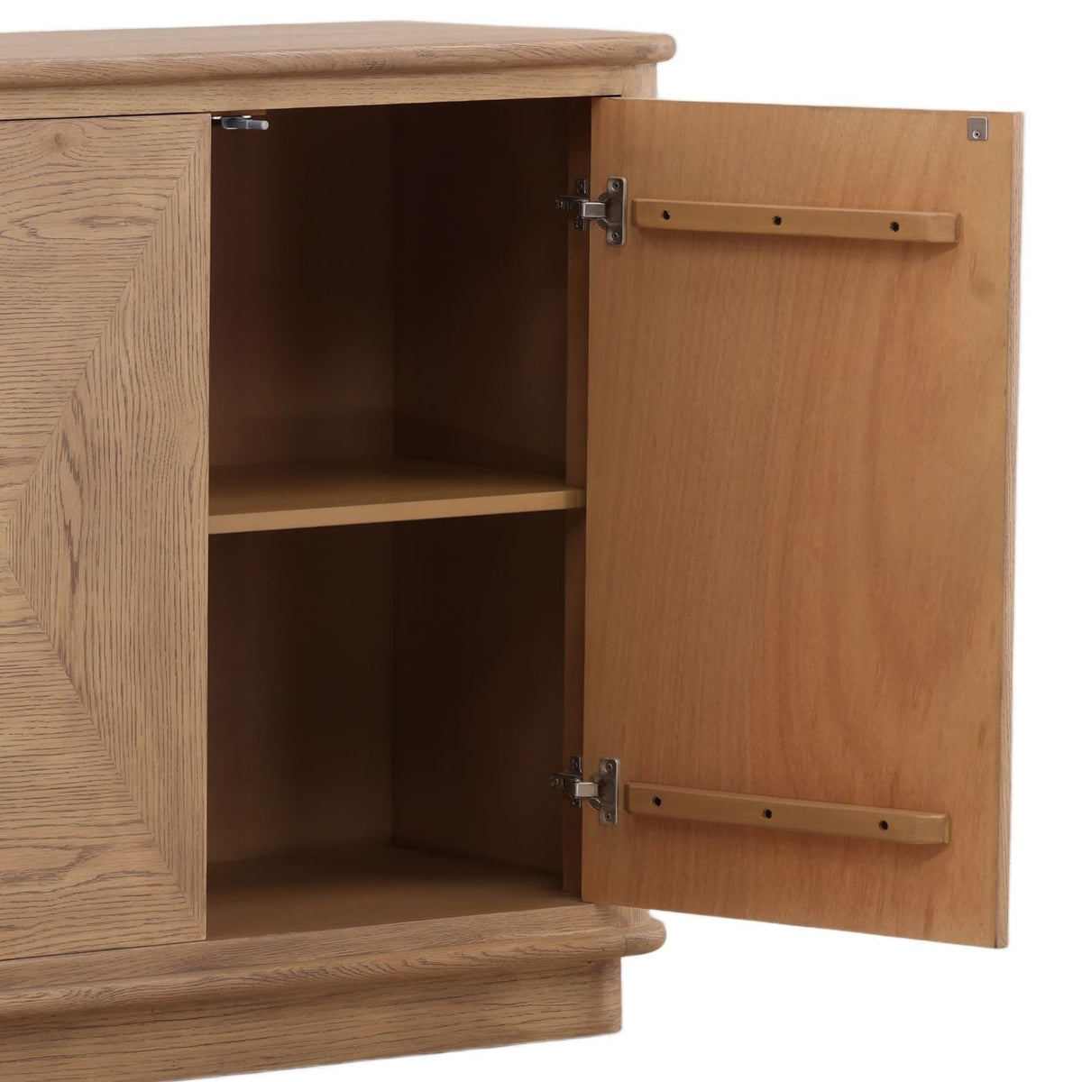 Signature Oak Veneer Cabinet