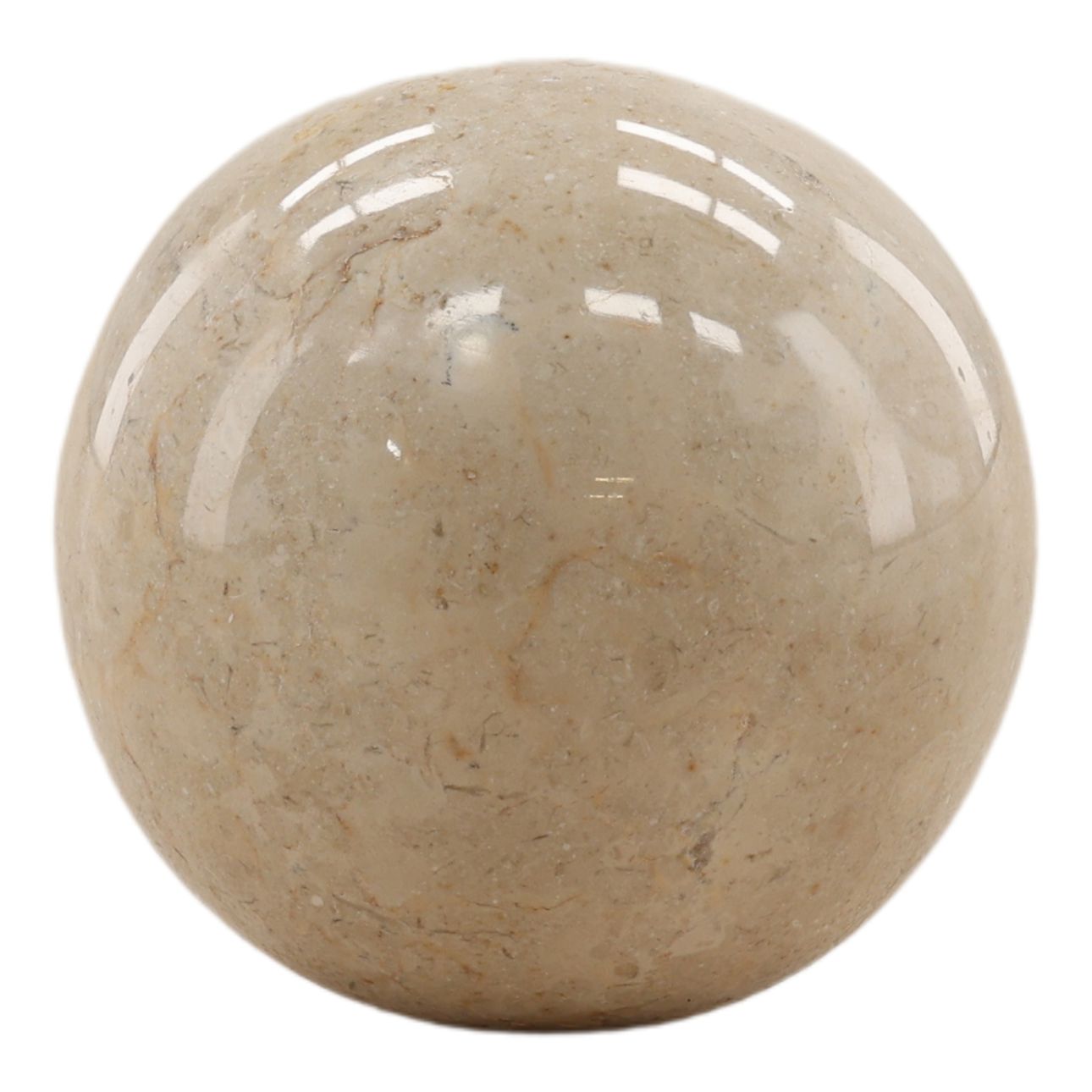 Natural Marble Sphere 4 in Wide
