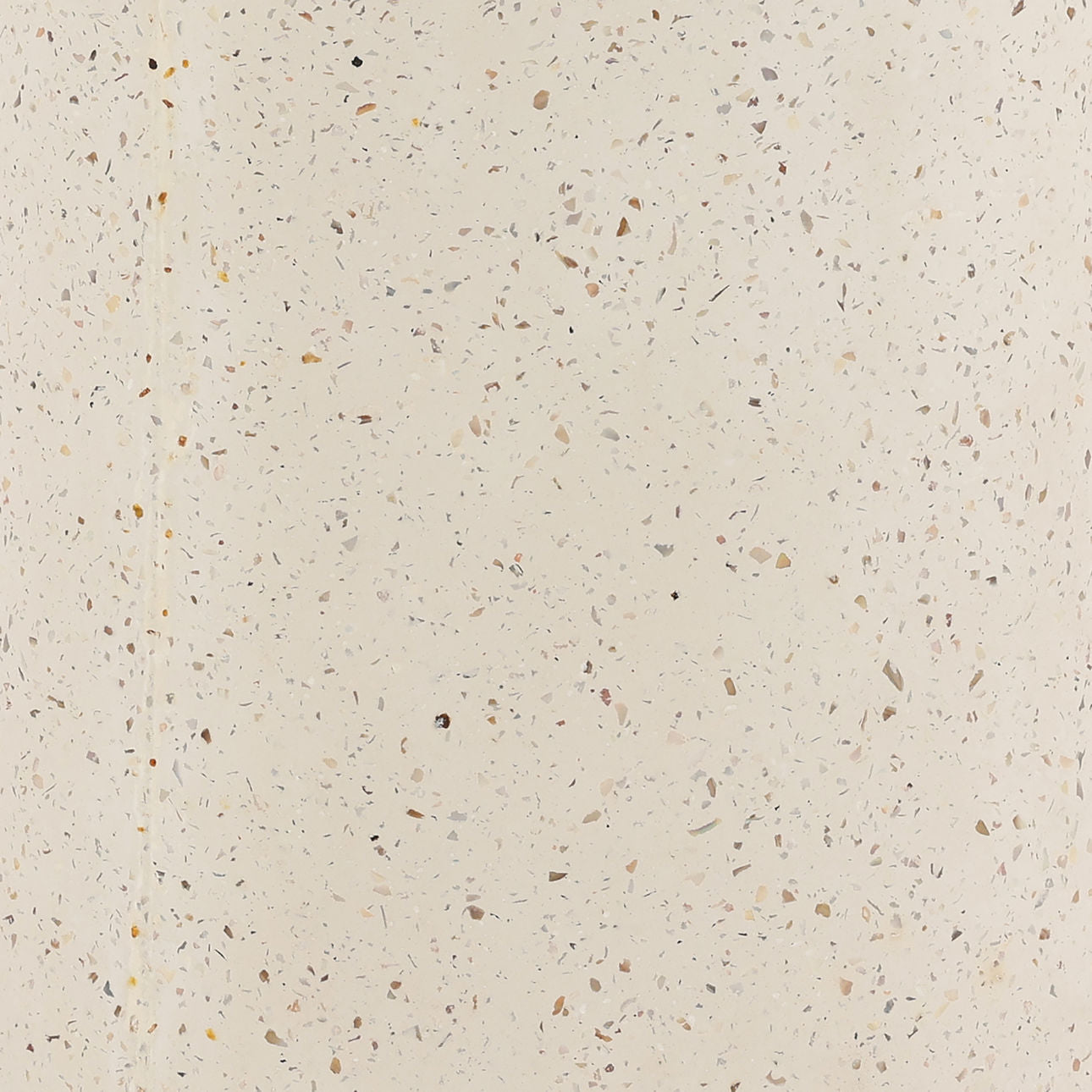 Ivory Lightweight Concrete Terrazzo Table 14 in Wide