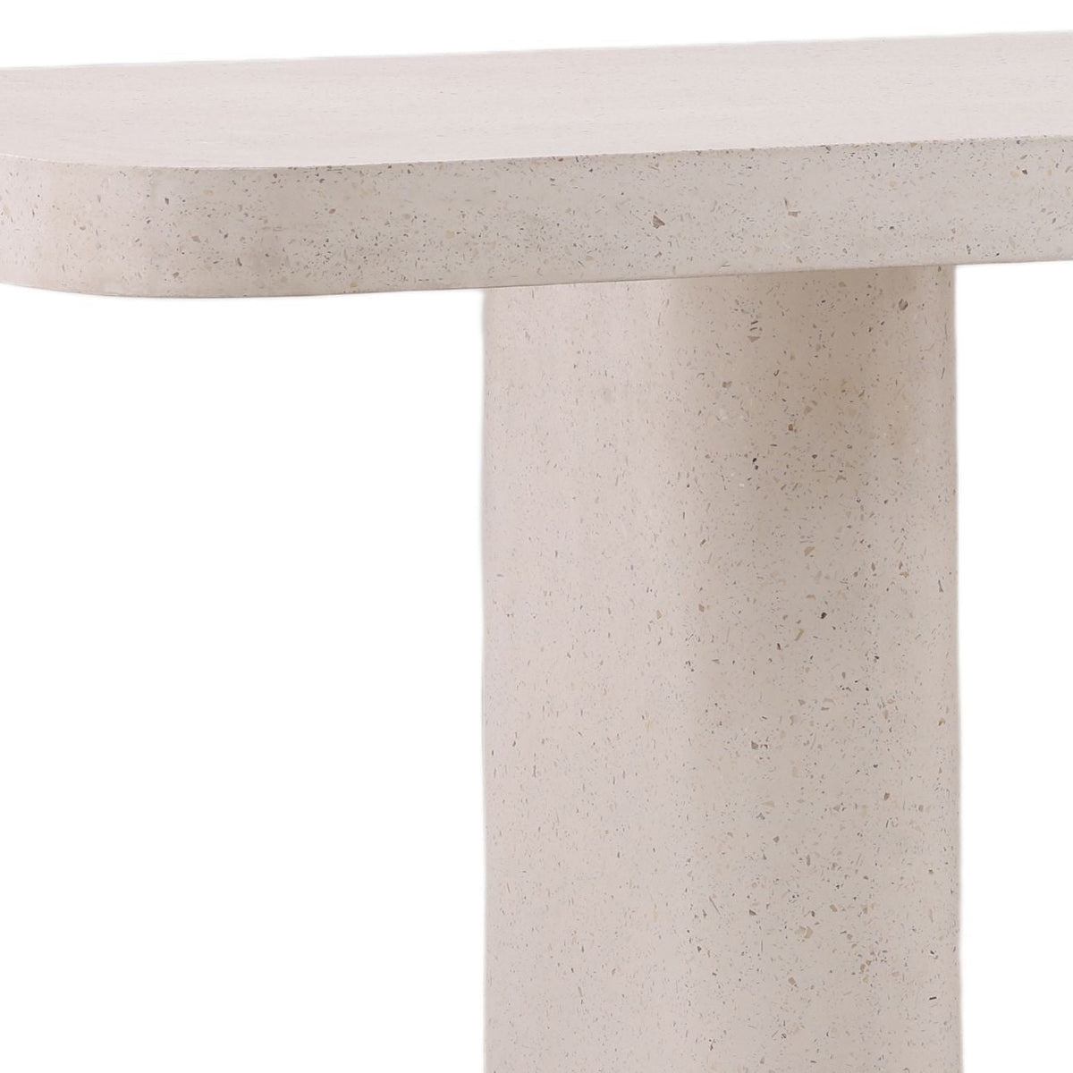Crafted Lightweight Concrete Terrazzo Dining Table