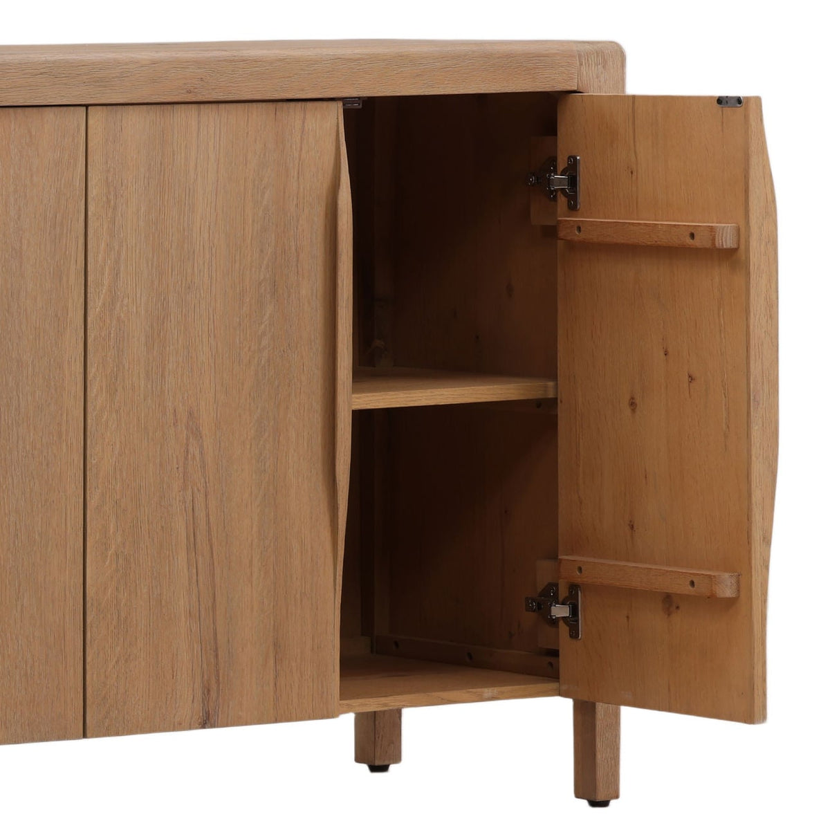 Artisan Oak Wood Veneer Cabinet