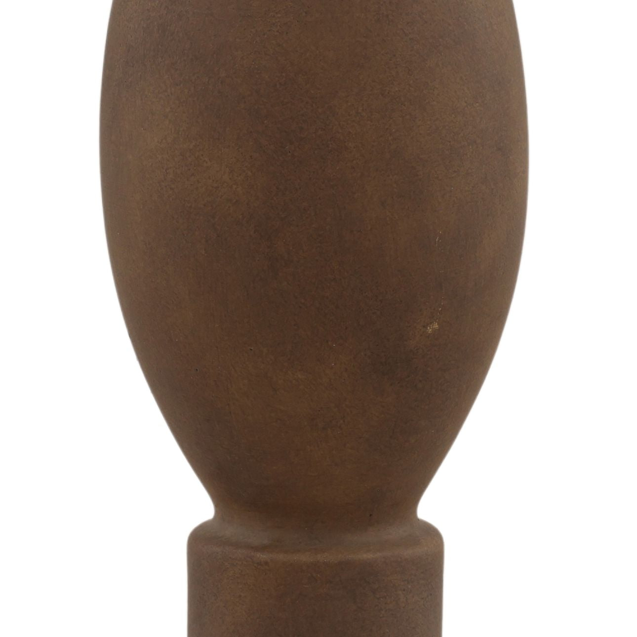 Brown Terracotta Vase 6 in Wide