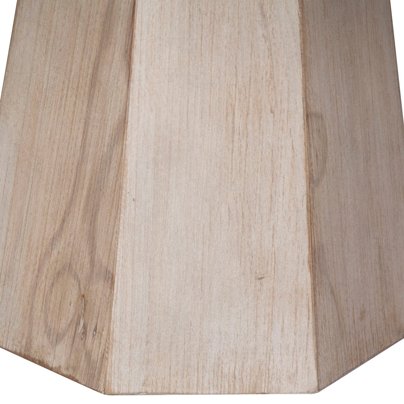 Light Warm Wash Finish Reclaimed Pine Wood Table 48 in Wide
