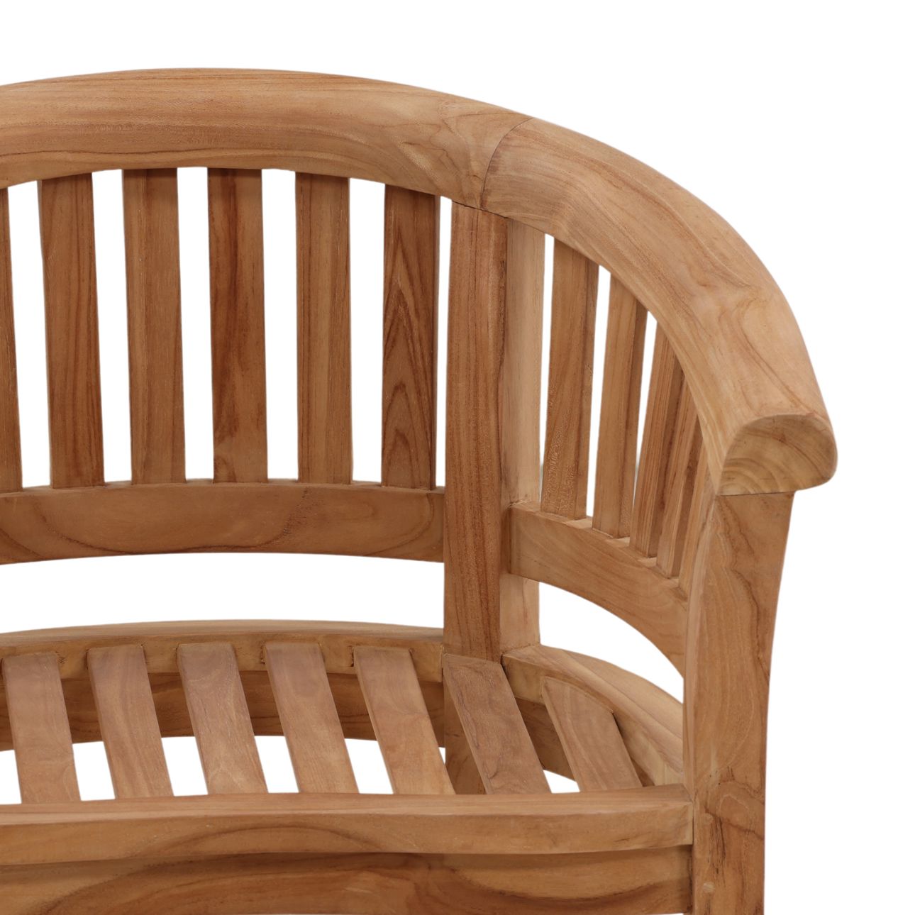 Natural Teak Wood Chair 31 in Wide