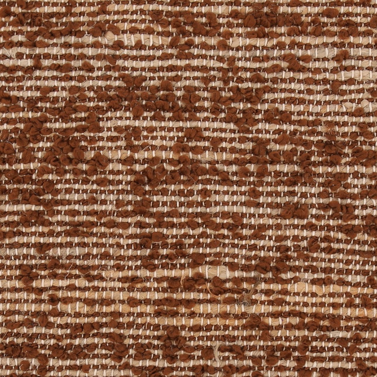 Brown Handwoven Jute and Cotton Blend Cover Pillow 22 in Wide