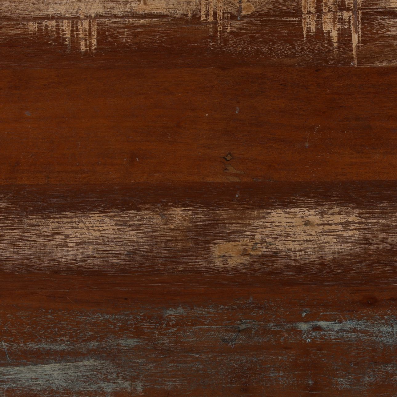 Medium Brown Distressed Paint Reclaimed Mango Wood Sideboard 78 in Wide