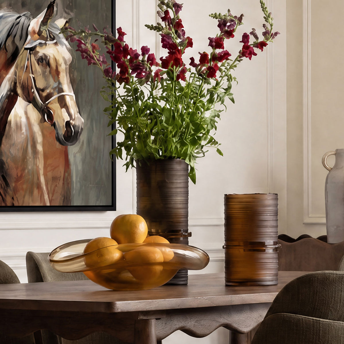Signature Frosted Glass Decor Accent