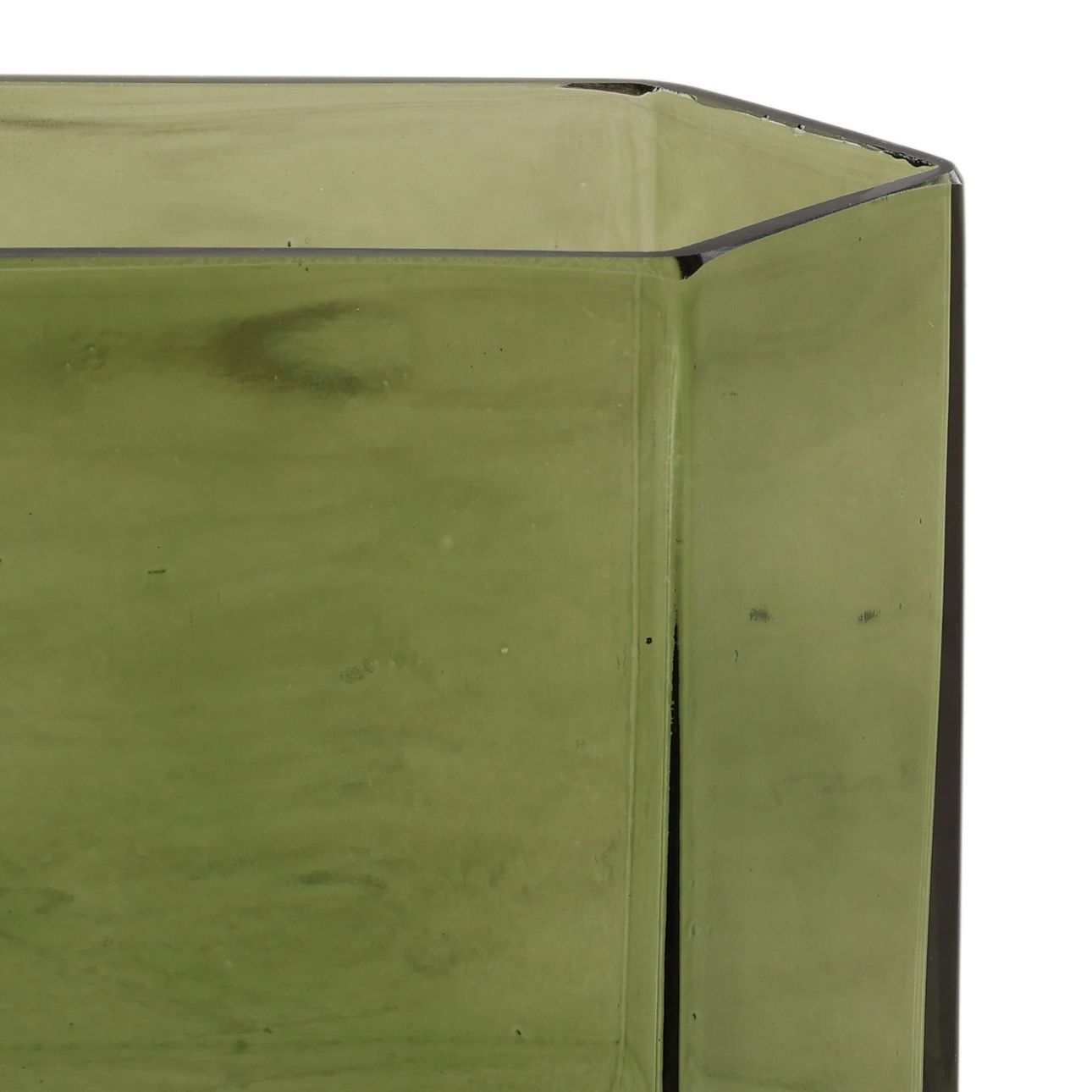 Green Glass of 7 in Wide