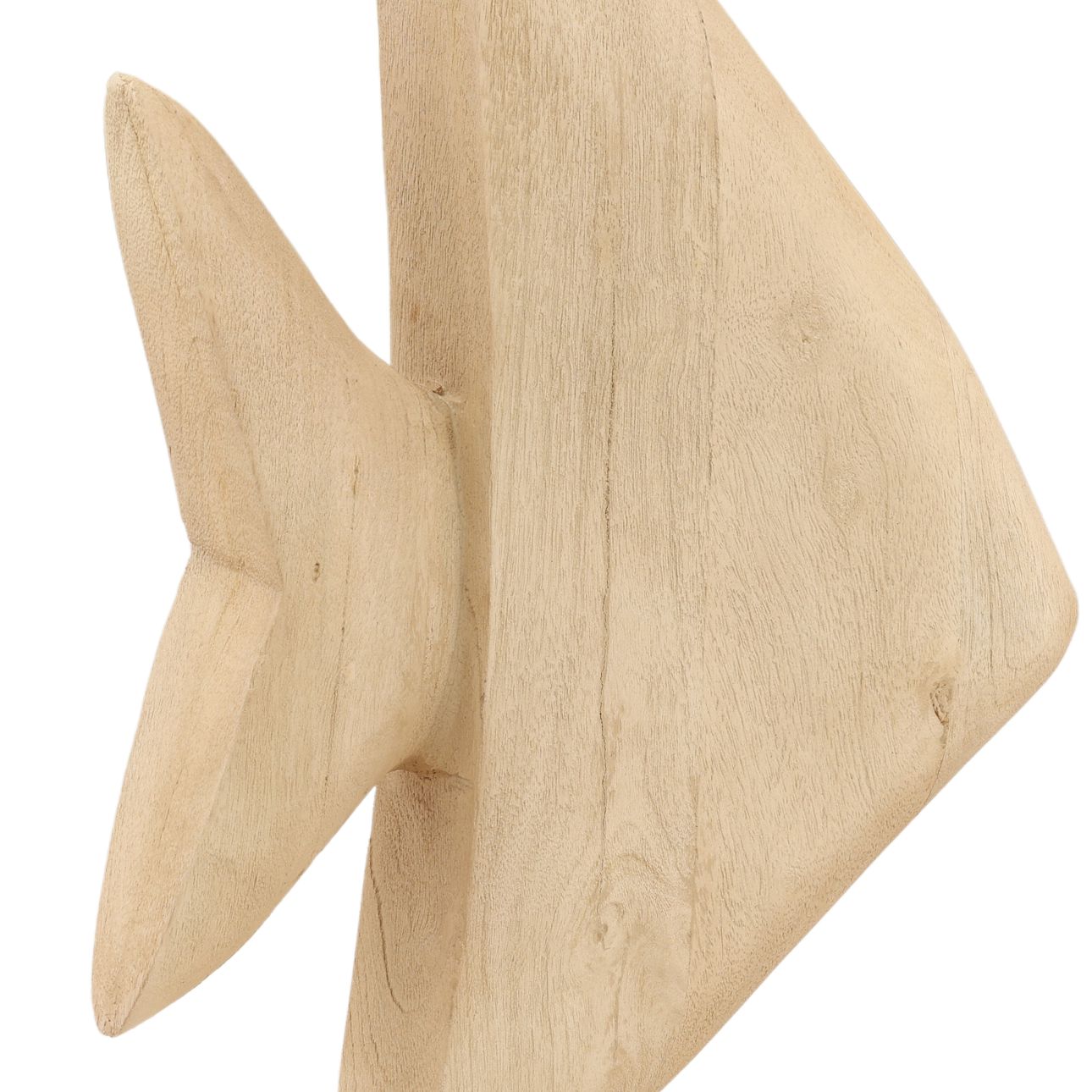 Natural Mango Wood Sculpture 11 in Wide