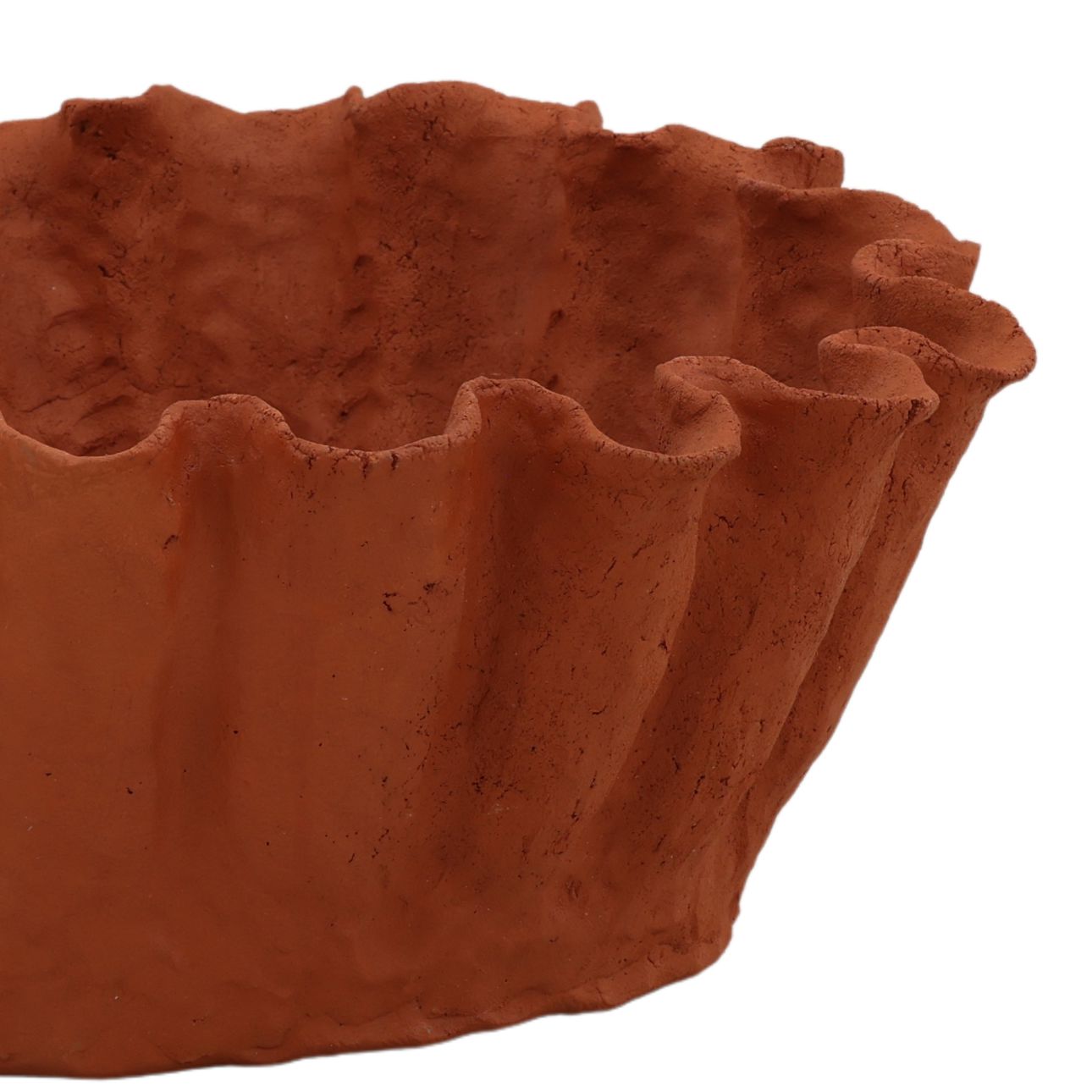Natural Terracotta Bowl 15 in Wide