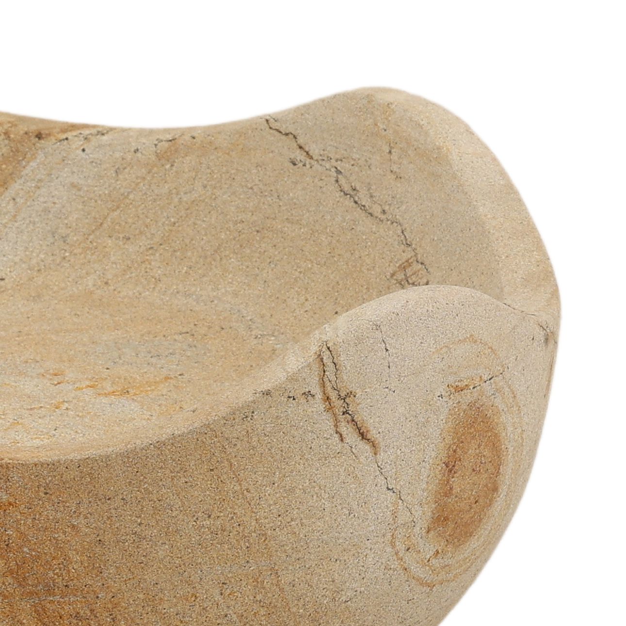 Natural Palimanan Stone Bowl 14 in Wide