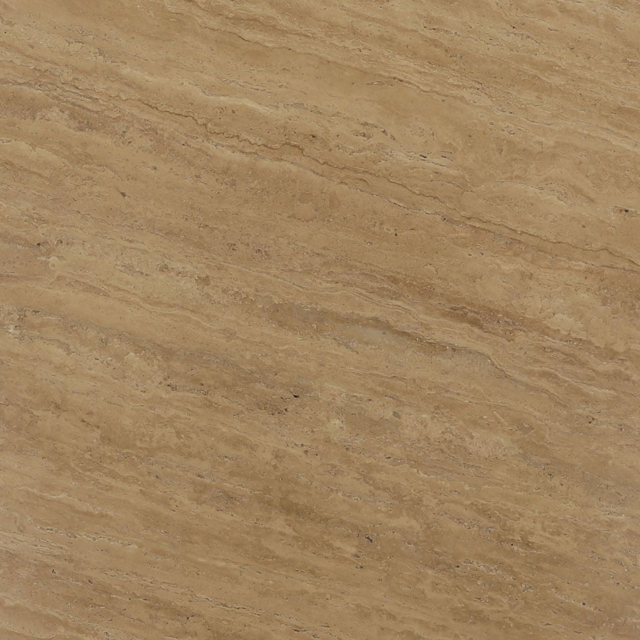 Light Natural Travertine and Mango Wood Table 47 in Wide