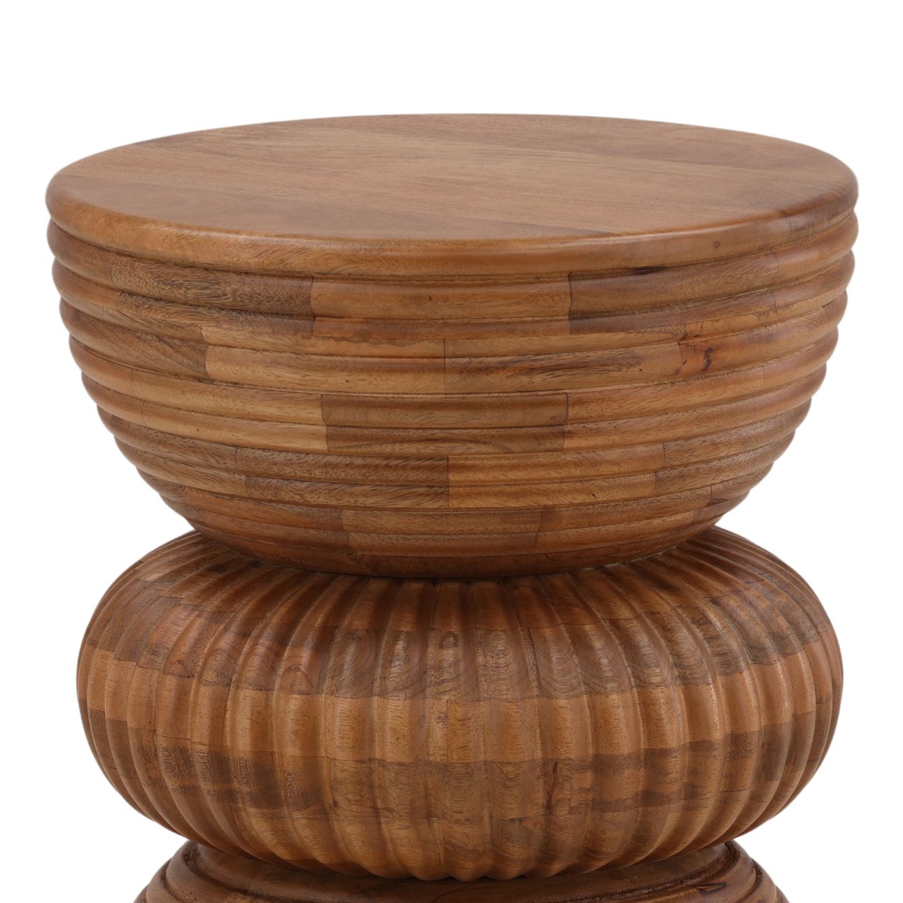 Natural Mango Wood Table 15 in Wide