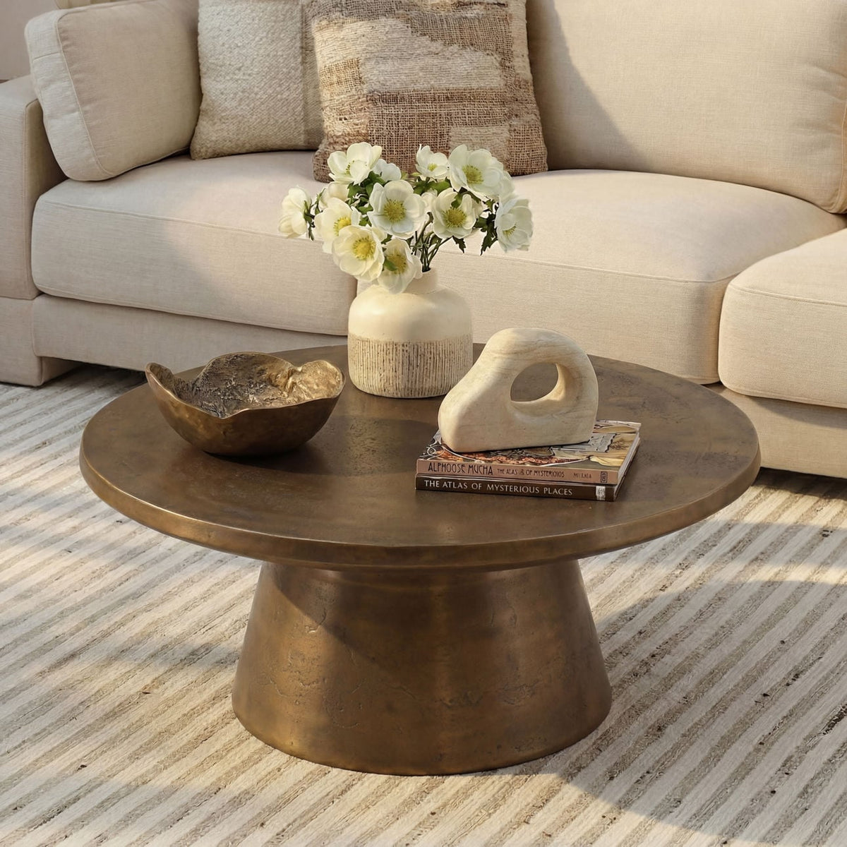 Crafted Aluminum Coffee Table