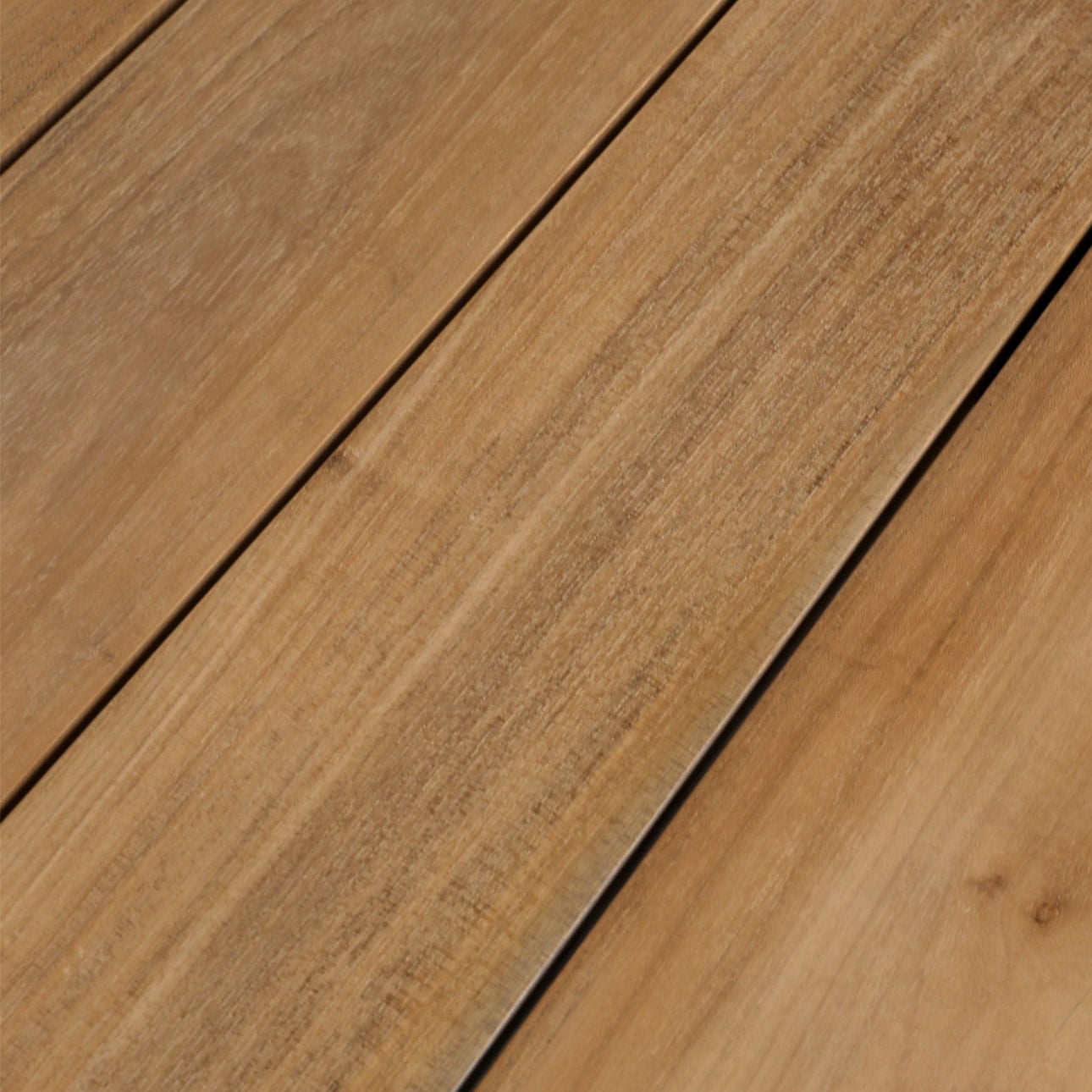 Natural Teak Wood Table 86.5 in Wide