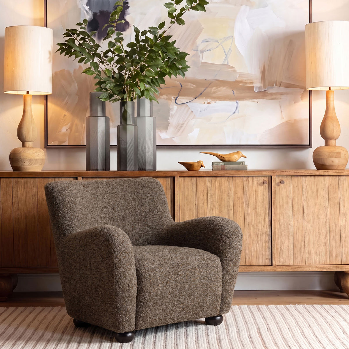 Heritage Multi-Tone Boucle Fabric Home Accent