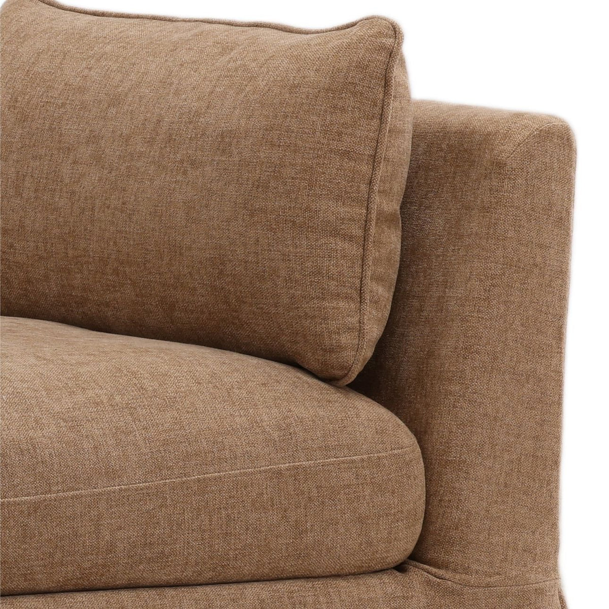 Artisan Basketweave Tweed Fabric Sofa