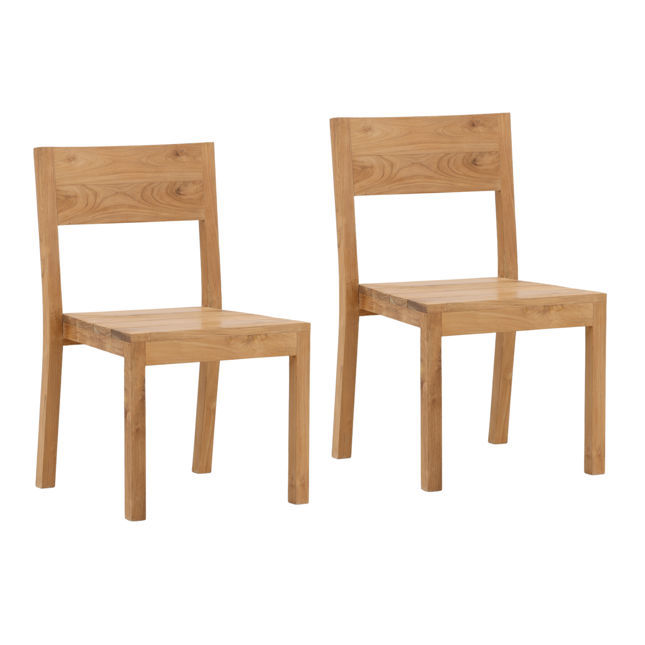 Kira Outdoor Armless Dining Chair Set Of 2