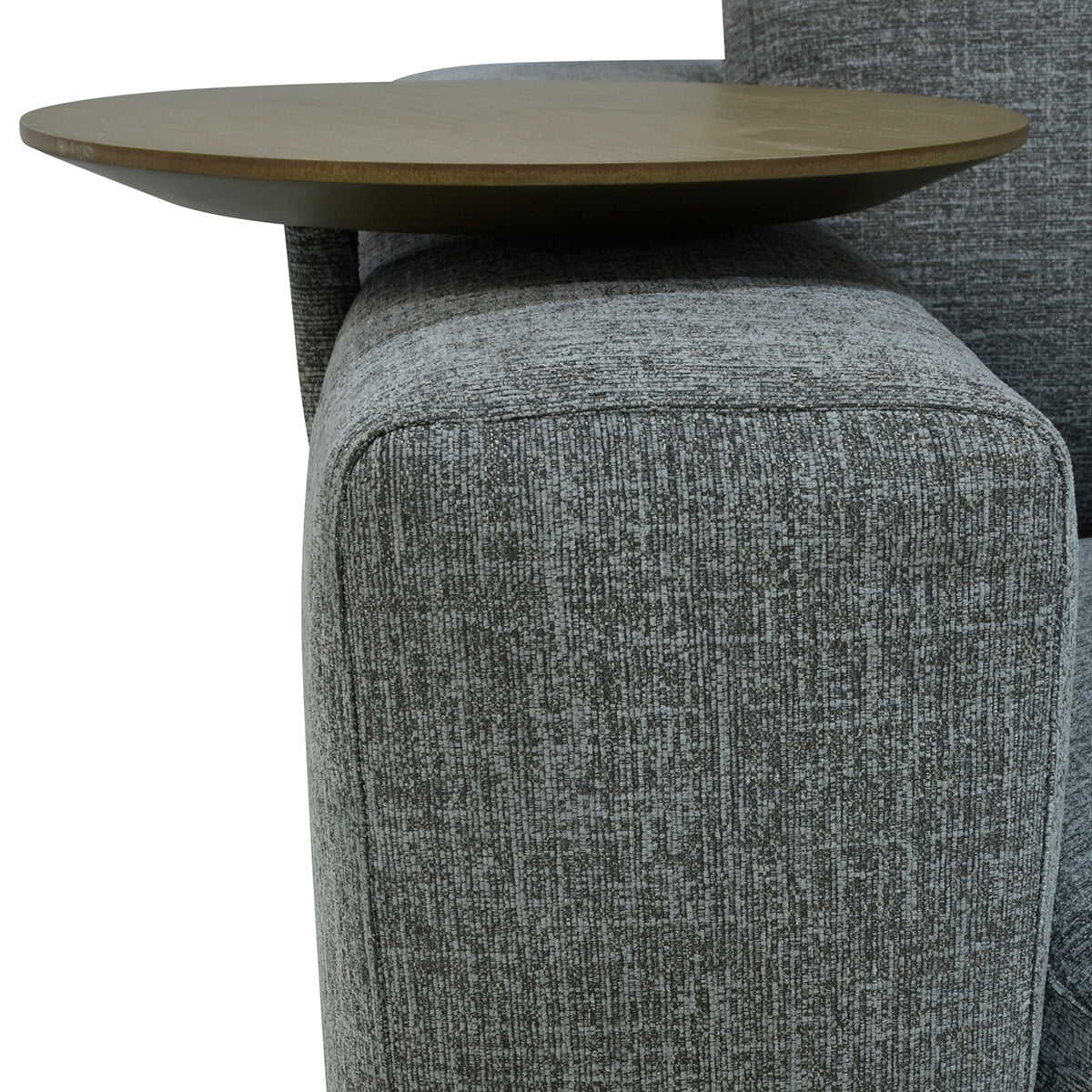 Gray 100% Polyester Sectional Donovan 3 Piece Sectional Collection