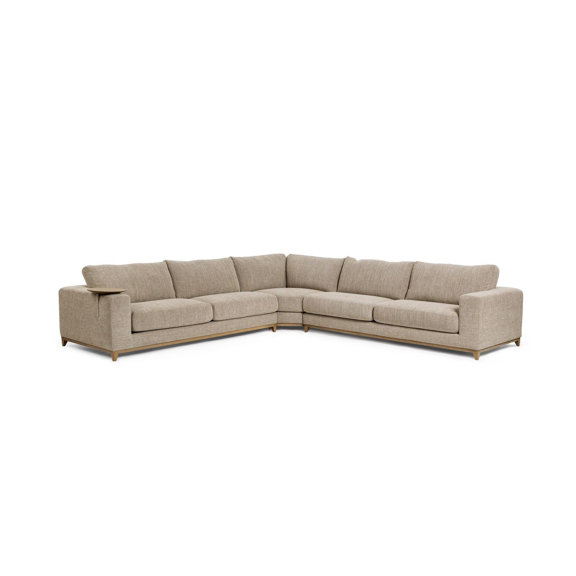 Bisque 100% Polyester Sectional Donovan Sectional Collection