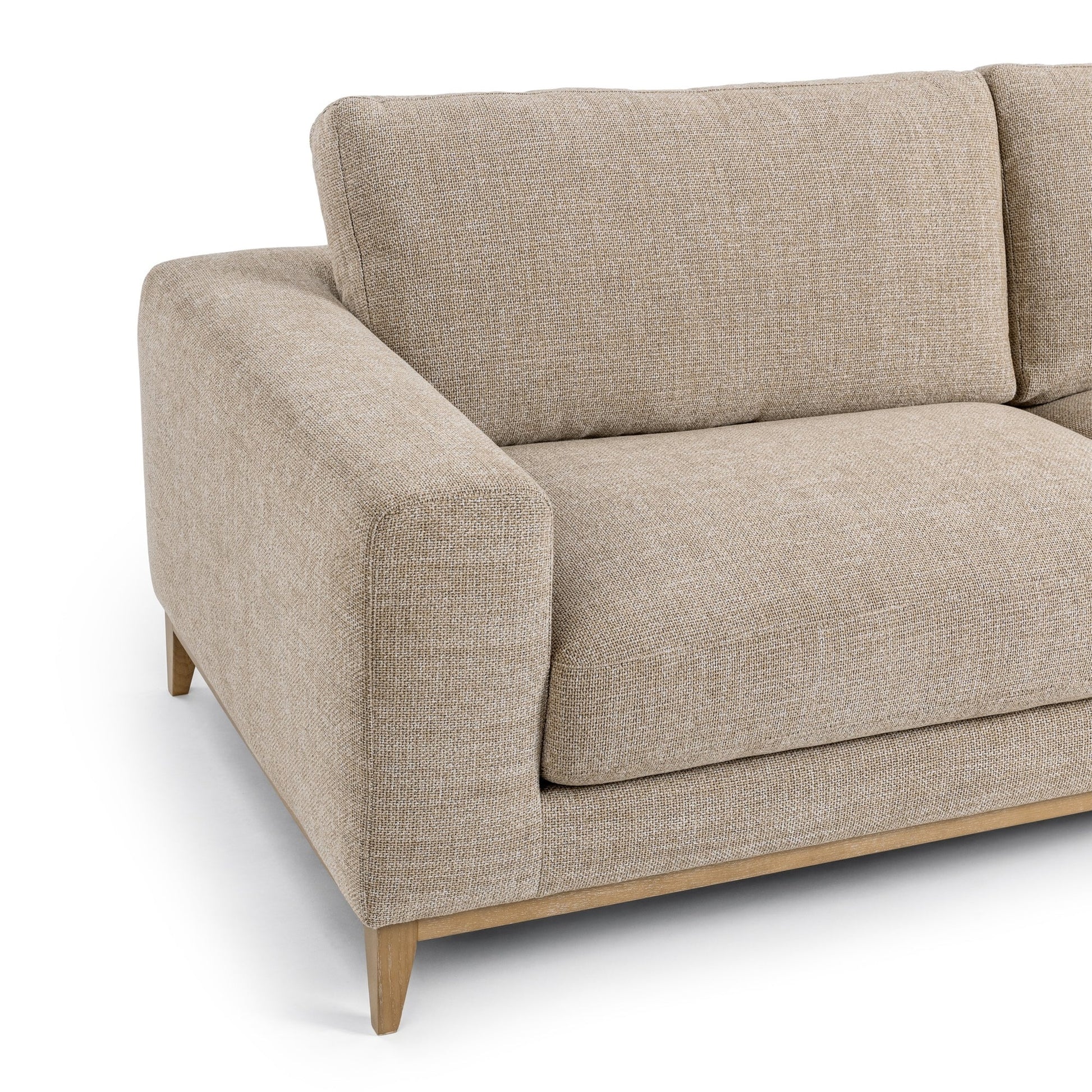Bisque 100% Polyester Sofa Donovan Sofa Collection