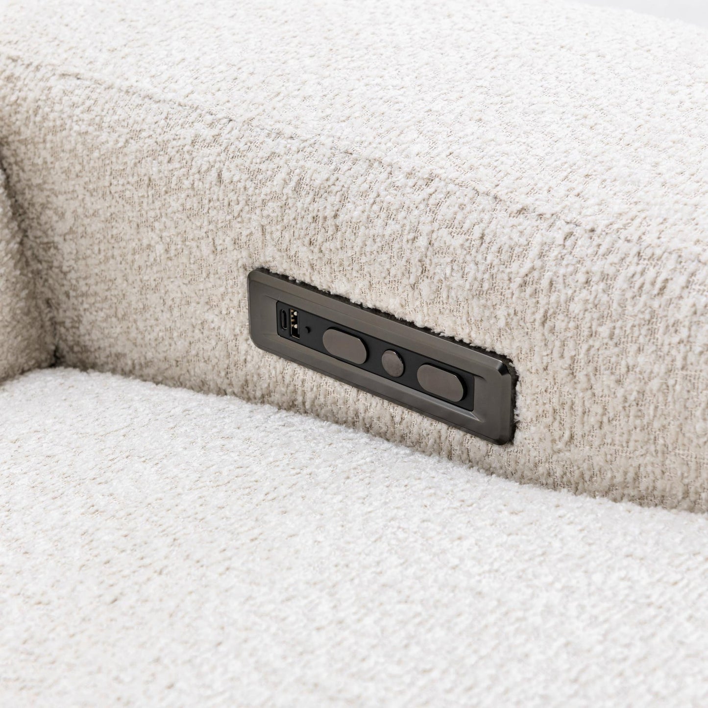 Ivory 100% Polyester Sofa Darrow Reclining Sofa Collection