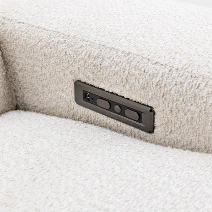 Ivory 100% Polyester Sofa Darrow Reclining Sofa Collection