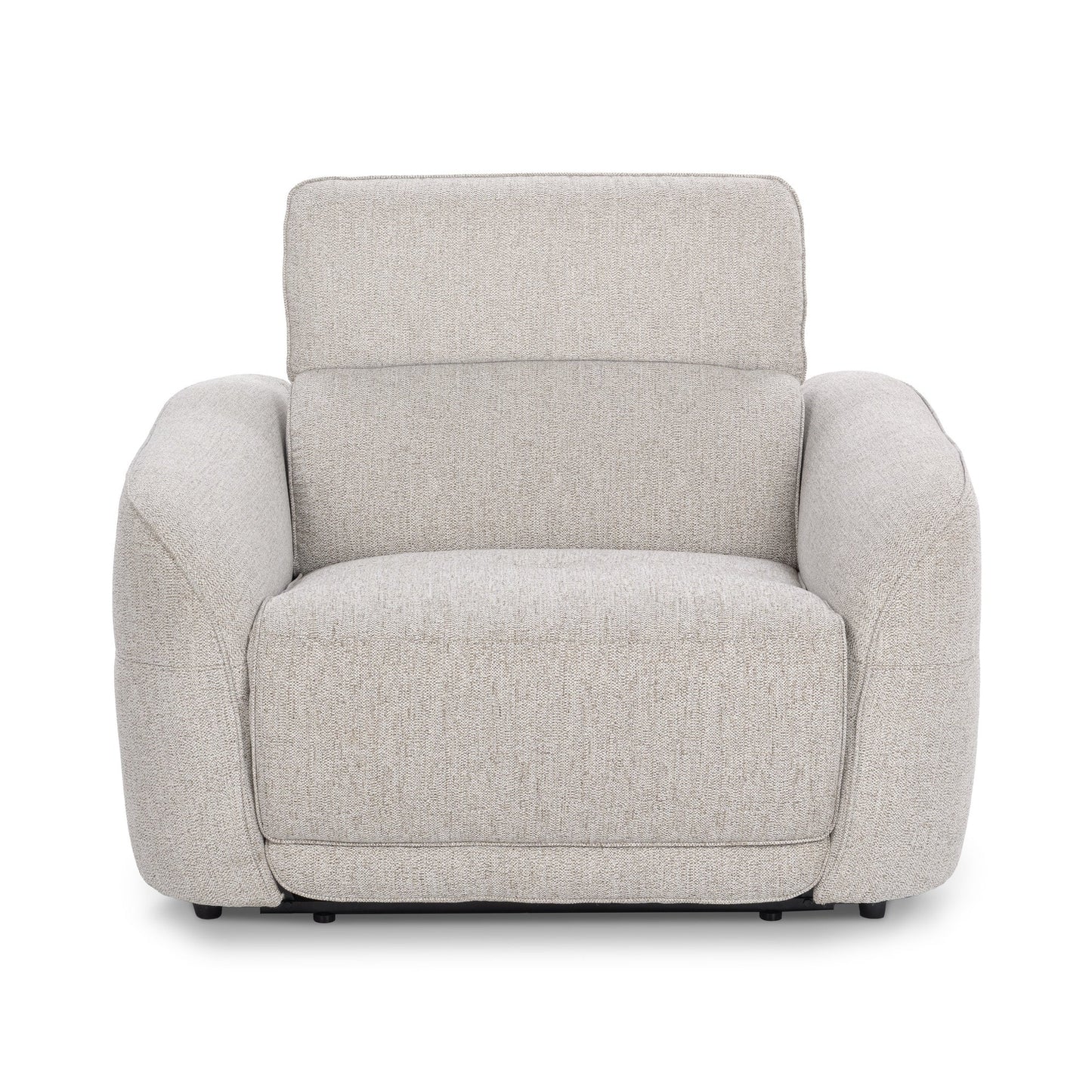 Gray 100% Polyester Accent Chair Ostend Power Recliner Collection