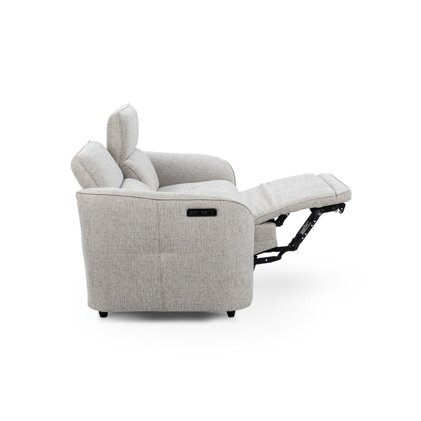 Gray 100% Polyester Sofa Ostend Reclining Sofa Collection