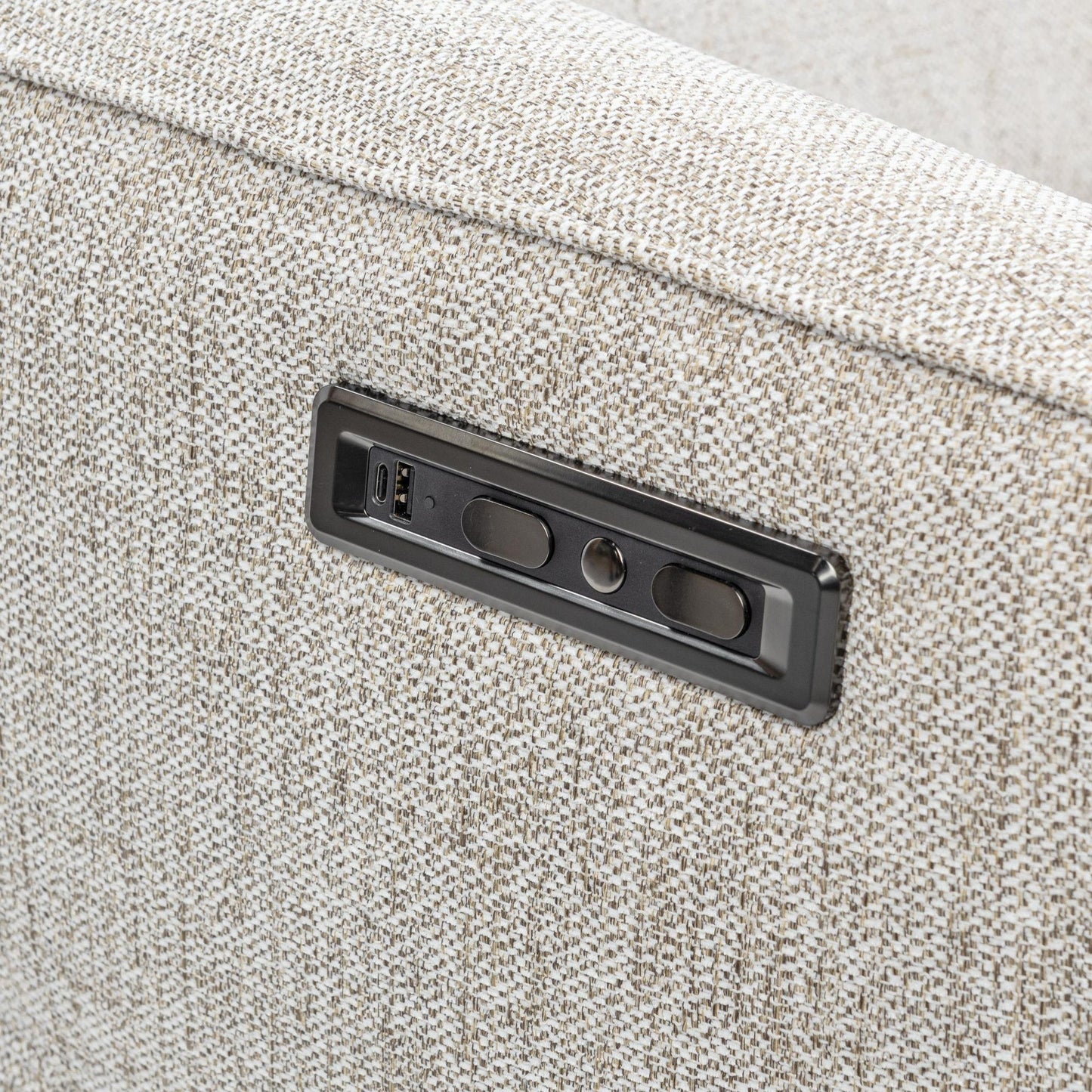 Gray 100% Polyester Sofa Ostend Reclining Sofa Collection